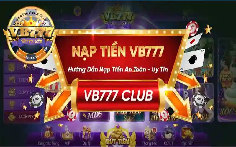 Hướng dẫn nạp tiền VB777 chi tiết